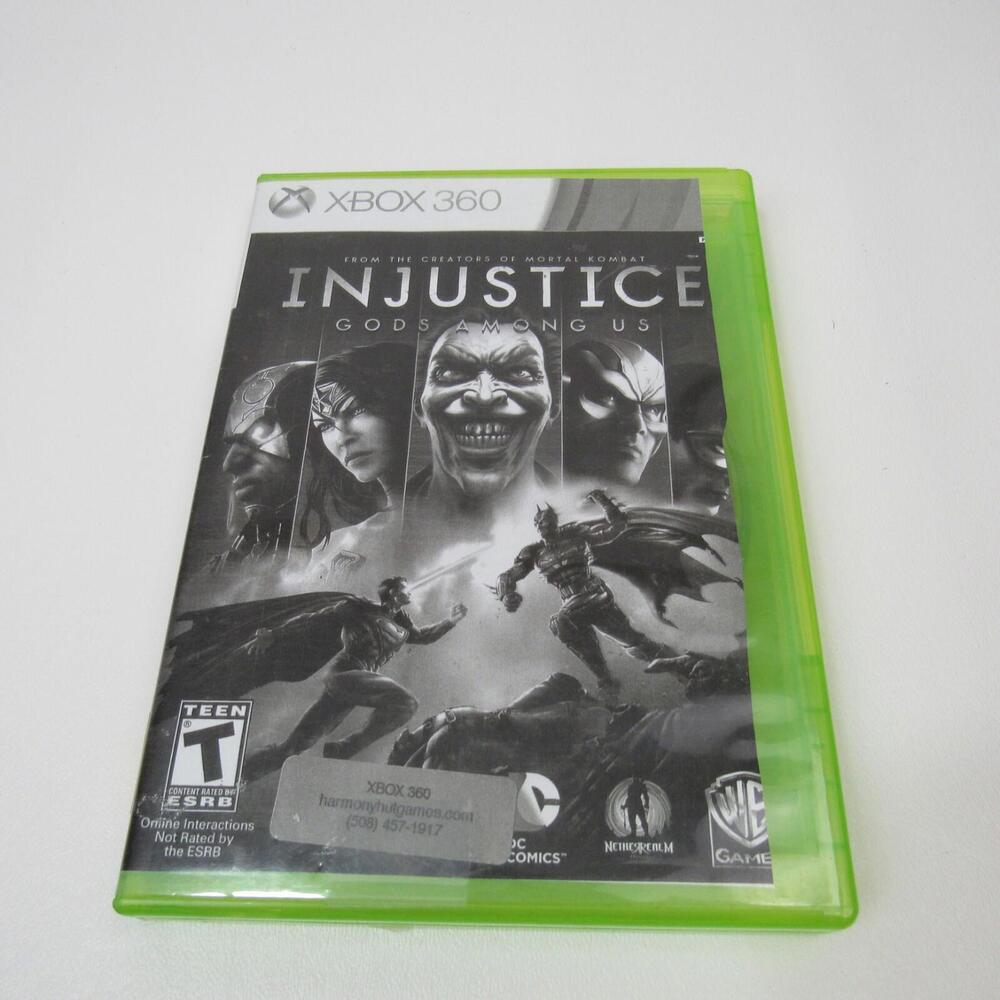 Injustice: Gods Among Us (Microsoft Xbox 360, 2013) not Orig art